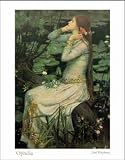 Ophelia, Art Poster by John Willi Waterhouse, size 11