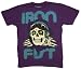 Iron Fist - 紫色の骨折メンズ半袖Tシャツ