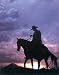 Cowboy Sunset Art Print POSTER western gunslinger RARE - 16