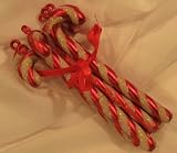 Baumbehang Zuckerstangen, 6 St., rot/weiß