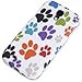 Fosmon MATT Series Rubberized Case for Samsung Galaxy S4 IV - i9500 (Dog Paws)