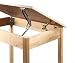 Diversified Woodcrafts DT-31A UV Finish Solid Maple Wood Art/Drafting Table with Drawer, Plastic Laminate Top, 42