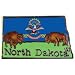 North Dakota Map Pin 1"