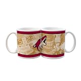 NHL Phoenix Coyotes 11-Ounce White Nostalgic Mug (2 Pack)