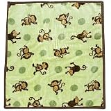 Mod Pod Pop Monkey Hi Pile Blanket