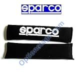 Sparco (2 Inch) Alcantara Memory Foam Black Color Seat Belt Shoulder Harness Pad