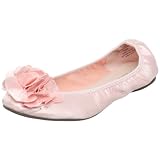 Wanted Shoes Women's Punk Ballet Flat,Pink,7 M US