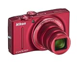 Produkt-Bild: Nikon Coolpix S8200 Digitalkamera (16 Megapixel, 14-fach opt. Zoom, 7,5 cm (3 Zoll) Display, Full-HD-Video, bildstabilisiert) rot