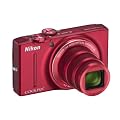 Nikon Coolpix S8200 Digitalkamera (16 Megapixel, 14-fach opt. Zoom, 7,5 cm (3 Zoll) Display, Full-HD-Video, bildstabilisiert) rot