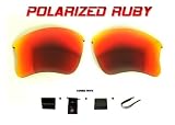 Samvette SE Custom Ruby Red Polarized Lenses for Oakley Flak Jacket