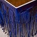 Blue Metallic Table Skirting