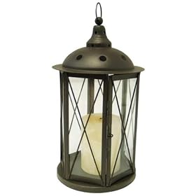Metal Tower Candle Lantern