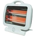 Compact Portable Mains Electric Quartz Heater 400/800W camping, caravan.