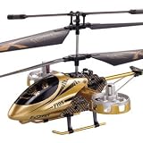 Four Channel Gold Edition Remote Control Plane Rc Heli Model Aircraft Gyroscope Children's Toys
