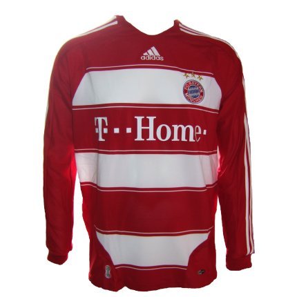 Adidas FC Bayern München Trikot 07/08 Langarm Home