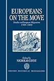 Europeans on the move : studies on European migration, 1500-1800