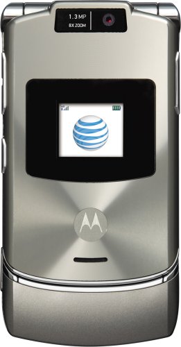 Motorola RAZR V3xx Platinum Phone (AT&T)