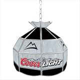 Trademark Coors Light stained glass Tiffany lamp - 16-inch diameter