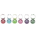 Naughty or Nice Wine Marker Set of 6