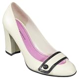 Women's Isaac Mizrahi for Target® Jasmine Mary Jane Pumps - Ivory Patent