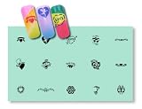 エアテックス ネイルステンシルシート 009 HEART NST-009
