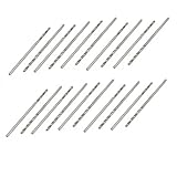 uxcell　ツイストドリルビット　スプリットポイント径　1.0mm　高速度鋼　ロング　33mm 　2個入り