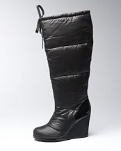 Quilted Puffer Wedge Boot