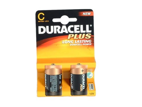 Childrens Toyshop  Toys : Duracell C Plus 2 pack