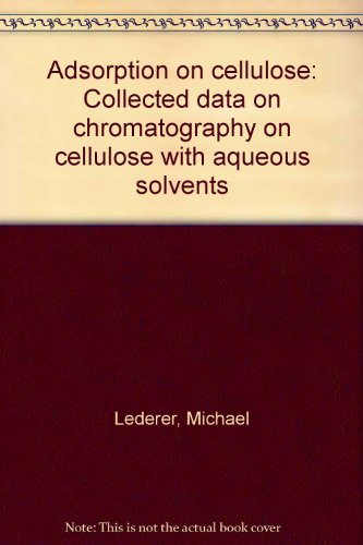 Adsorption on cellulose: Collected data on chromatography on cellulose with aqueous solvents
