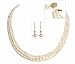 Tres Gorgeous Fresh Water Pearl Necklace and Earring Set