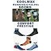 6 PAIRS COOLMAX SOCKS (DEFEET, SOCKGUY, AND LIN MIX) RUNNING/CYCLING SOCKS - MOSTLY DARK