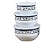Pfaltzgraff Orleans 6-Piece Enamel on Steel Bowl Set, Large