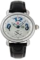 Michele CSX Blue Diamond Black Strap Ladies Watch 03E000066