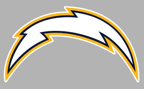 San Diego Chargers Auto Car Bumper Decal Sticker 7.5 X 4.25