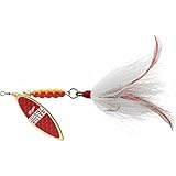 Mepps Giant Killer Bucktail Fishing Lure, 1 1/4-Ounce, Rebo Scale/White Tail