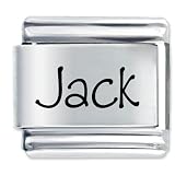 Name Jack Italian Charms Bracelet Link