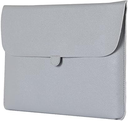 Sockeroos Macbook Sleeve Envelope inner Pouch Artificial leather For MacBook 15.4 inch pro/retina ,Color grey
