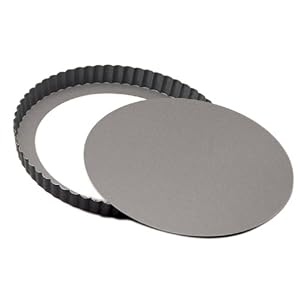 Kaiser Bakeware Noblesse 9-1 2-Inch Non-stick Quiche Pan with Removable Base by Kaiser