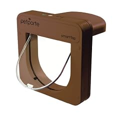 Petporte  82691 Katzenklappe Smart Flap Microchip, braun