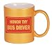 HONOR THY BUS DRIVER Coffee Mug in Metallic Colors