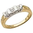 Two Tone Divine Diamond Fashion Ring