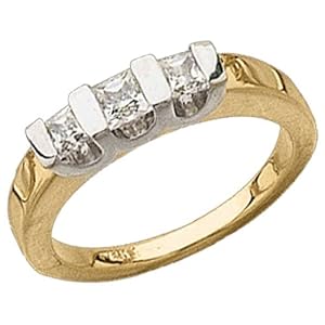 Two Tone Divine Diamond Fashion Ring