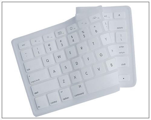 iSkin® WHITE Keyboard Silicone Cover Skin for Macbook / Macbook Pro 13" 15" 17" Aluminum Unibody