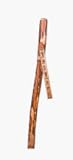 48 Tracker Series Sassafras Scout Hiking and Walking Stick with Paw Print Leather Strap
