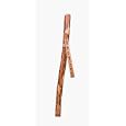 48" Tracker Series Sassafras "Scout" Hiking and Walking Stick with Paw Print Leather Strap