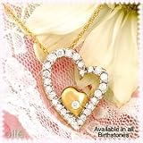 14K A Mother's Love Diamond Heart Pendant