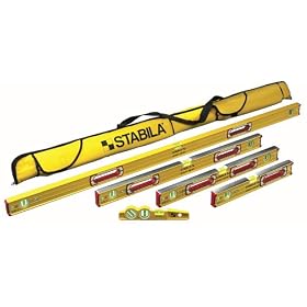 Stabila 59196 Complete 5 Level Set with Case
