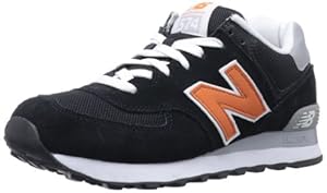 New Balance ML574 - Zapatillas deportivas unisex, talla 42, color negro