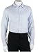 DKNY Men's Button Front Plaid Dress Shirt, Light Blue
