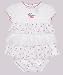 Guess "Alpine Summer" Dress with Diaper Cover (Sizes 0M - 9M) - white, 6 - 9 months